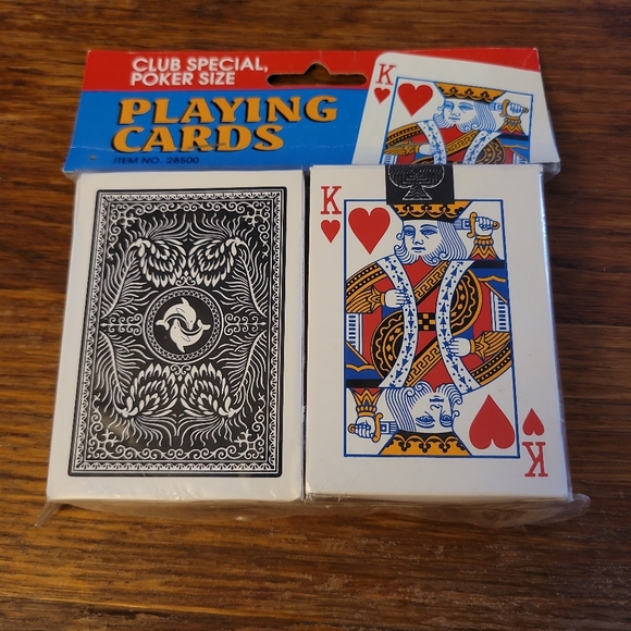 JUMBO Playing Cards Poker Standard Size Jumbo Index 2 Decks - Picture 1 of 5